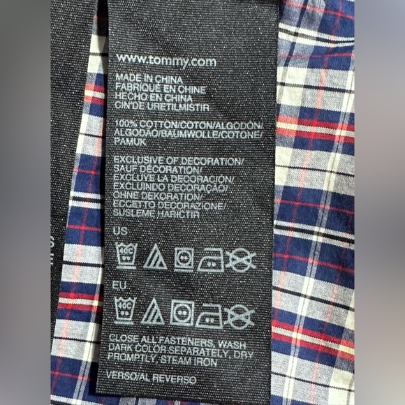 ❤️❤️Tommy Hilfiger Women’s Plaid Shirt - Size M -❤️ ❤️ - Picture 7 of 9